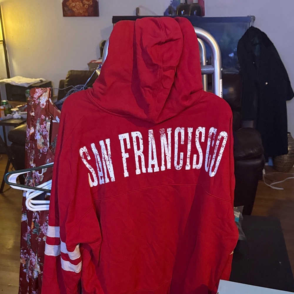 Fanatics Red 49ers Women's Sweater - Picture 13 of 15
